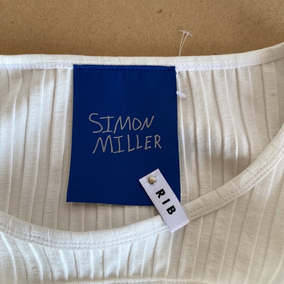 NWOT Simon Miller Rib White(Macadamia) Kai Top. Size XL - Picture 7 of 8
